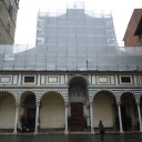 Bambusowa szopka w Bazylice w Pistoi