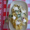 Pappardelle con cipolle