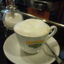 Cappuccino z mlekiem sojowym