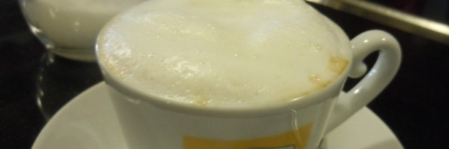 Cappuccino z mlekiem sojowym