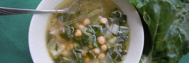 Toskanska zupa z ciecierzycy i bocwiny