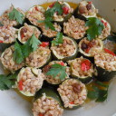 Cukinia faszerowana płaskurką