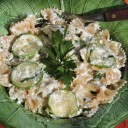 Viva la pasta! cz.35, Farfalle żytnie z  cukinią, ricottą i natką pietruszki