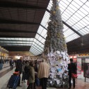 Choinka na stacji Santa Maria Novella we Florencji