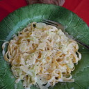 Fettuccine/Tagliatelle ai porri po toskańsku