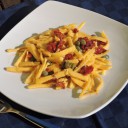 Viva la pasta! cz.42, Tagliolini z suszonymi pomidorami i kaparami