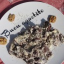 Viva la pasta!, cz.48, Pappardelle kakaowe w sosie orzechowo-serowym