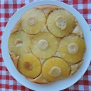 Wegańskie ciasto ananasowe