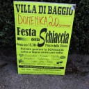 Schiaccia czyli schiacciata w Villa di Baggio