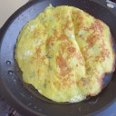 Omlet z ziemniakami i miętą