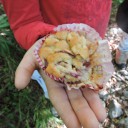 Babeczki cynamonowe z jabłkami i śliwkami