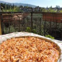 Tarta z jabłkami cotogne (pigwą) i orzechami włoskimi