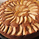 Czekoladowe ciasto z jabłkami