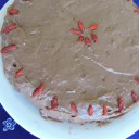 Tort z wege kremem czekoladowym