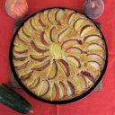 Ciasto ogórkowo-brzoskwiniowe