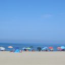 Toskańskie morze w sierpniu