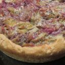 Słone ciasto z karczochami