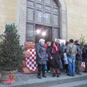 Uroczyste otwarcie szopki w Trybunale