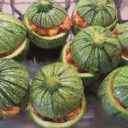 Faszerowane okrągłe cukinie