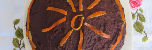 Tort czekoladowo-pomarańczowy w sam raz na urodziny