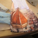 Sukienka z motywami florenckimi