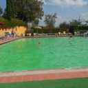 Szukając ochłody na basenie