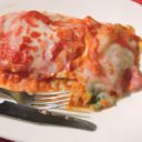 Lasagne z dynią i porem