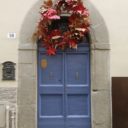 Świąteczne drzwi