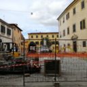 Piazza dello Spirito Santo w połowie oddana do użytku