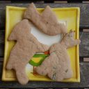 Kruche ciasteczka kasztanowe z rozmarynem