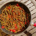 Zielona fasolka po toskańsku