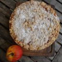 Sbriciolata z ricottą i brzoskwiniami