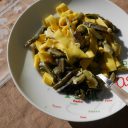 Pappardelle z bietolą i gorgonzolą