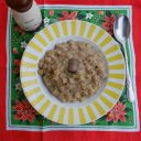 Ditalini w sosie z suszonego bobu