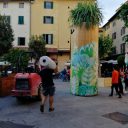 Sobotnie przygotowania do zielonego centrum Pistoi