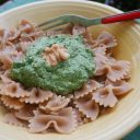 Viva la pasta! cz.80: Wstążki żytnie z wegańskim pesto