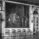 Rekonstrukcja obrazów Marcello Bacciarellego spalonych podczas wojny w Łazienkach Królewskich w Warszawie