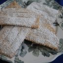 Faworki z mąki z płaskurki