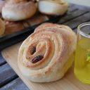 Słodkie bułki – ślimaki z ricottą i rodzynkami