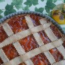 Tarta kasztanowa z dżemem pigwowym