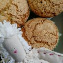 Babeczki bezglutenowe ryżowo – gryczane z migdałami