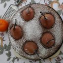 Pijane ciasto czekoladowe z gruszkami