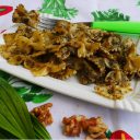 Makaron z pesto z babki lancetowatej