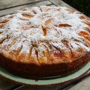 Żytnie ciasto z morelami