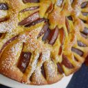 Ciasto brzoskwiniowo – kukurydziane