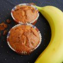 Babeczki bananowe z mascarpone i rodzynkami