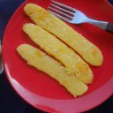 Smażona polenta z parmezanem