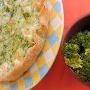 Słone ciasto z brokułami