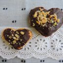 Walentynkowe słodkości: Ciastka orzechowe z czekoladą