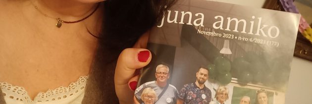 Mój artykuł o Toskanii w gazecie dla Esperantystów „Juna Amiko”